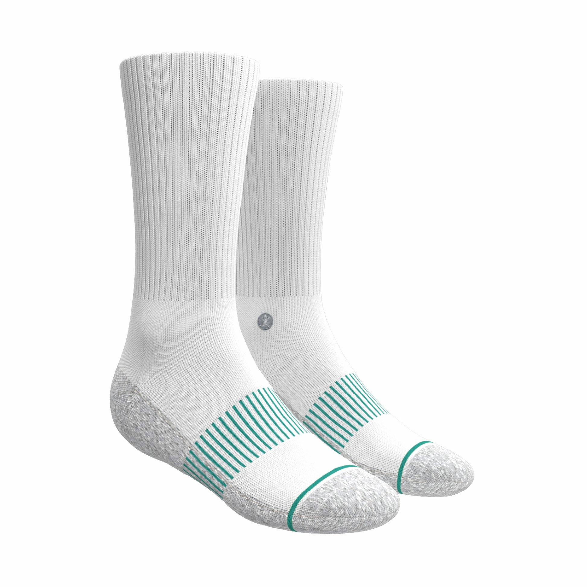 Shinesty White Stay Weird Heel Hammock™ Crew Socks 3 Pack - The Cloud 9