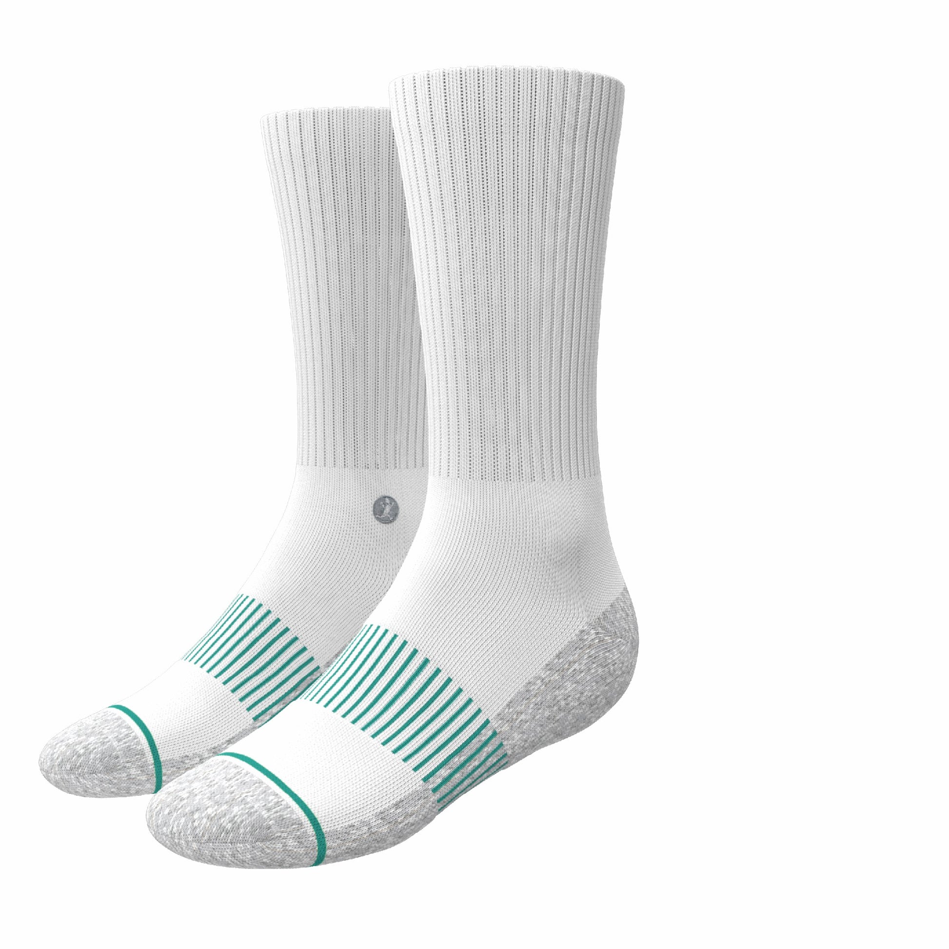 Shinesty White Stay Weird Heel Hammock™ Crew Socks 3 Pack - The Cloud 9