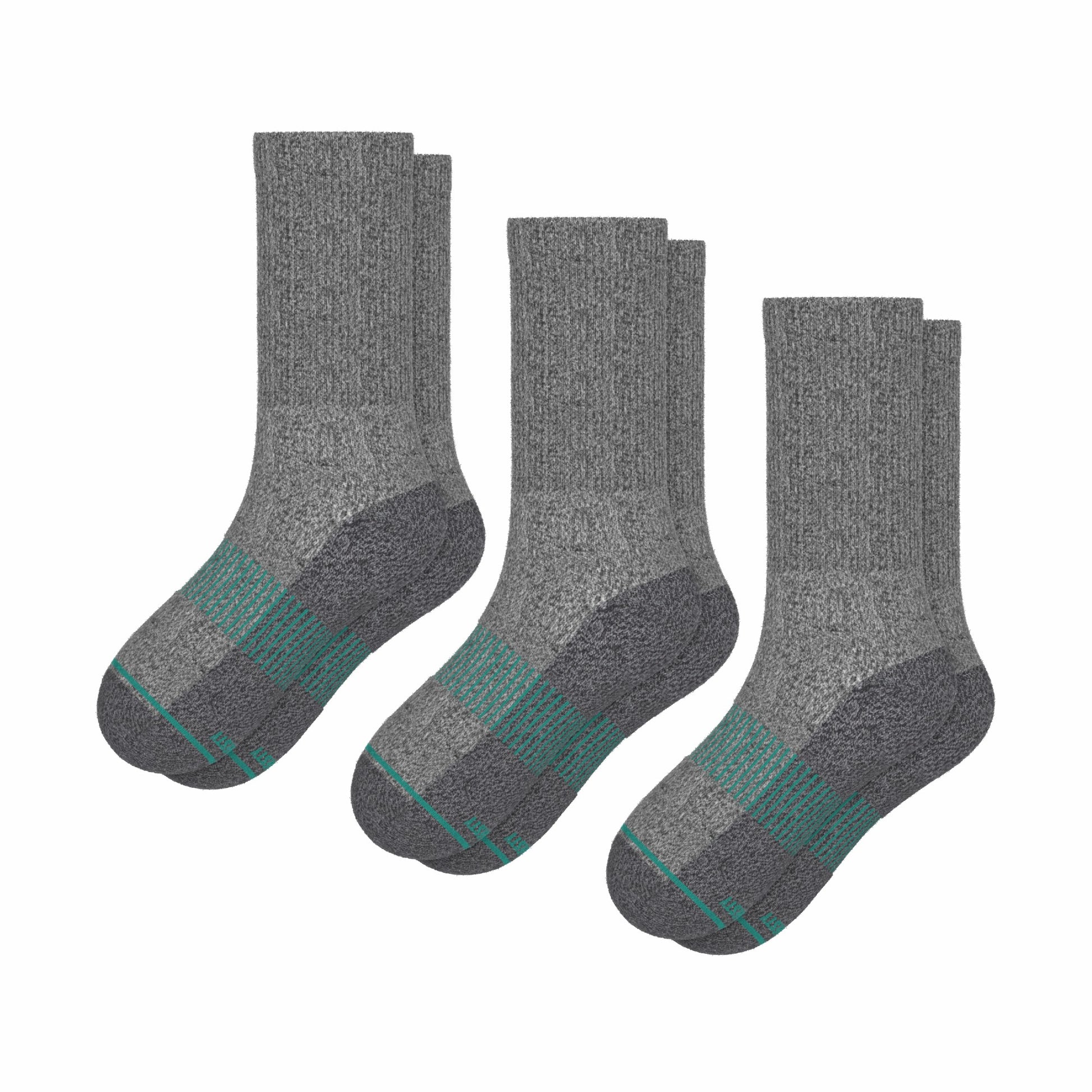 Shinesty Gray Stay Weird Heel Hammock™ Crew Socks 3 Pack - The Intramural Champ