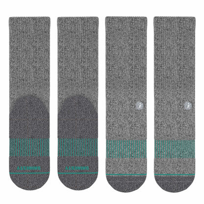 Shinesty Gray Stay Weird Heel Hammock™ Crew Socks 3 Pack - The Intramural Champ