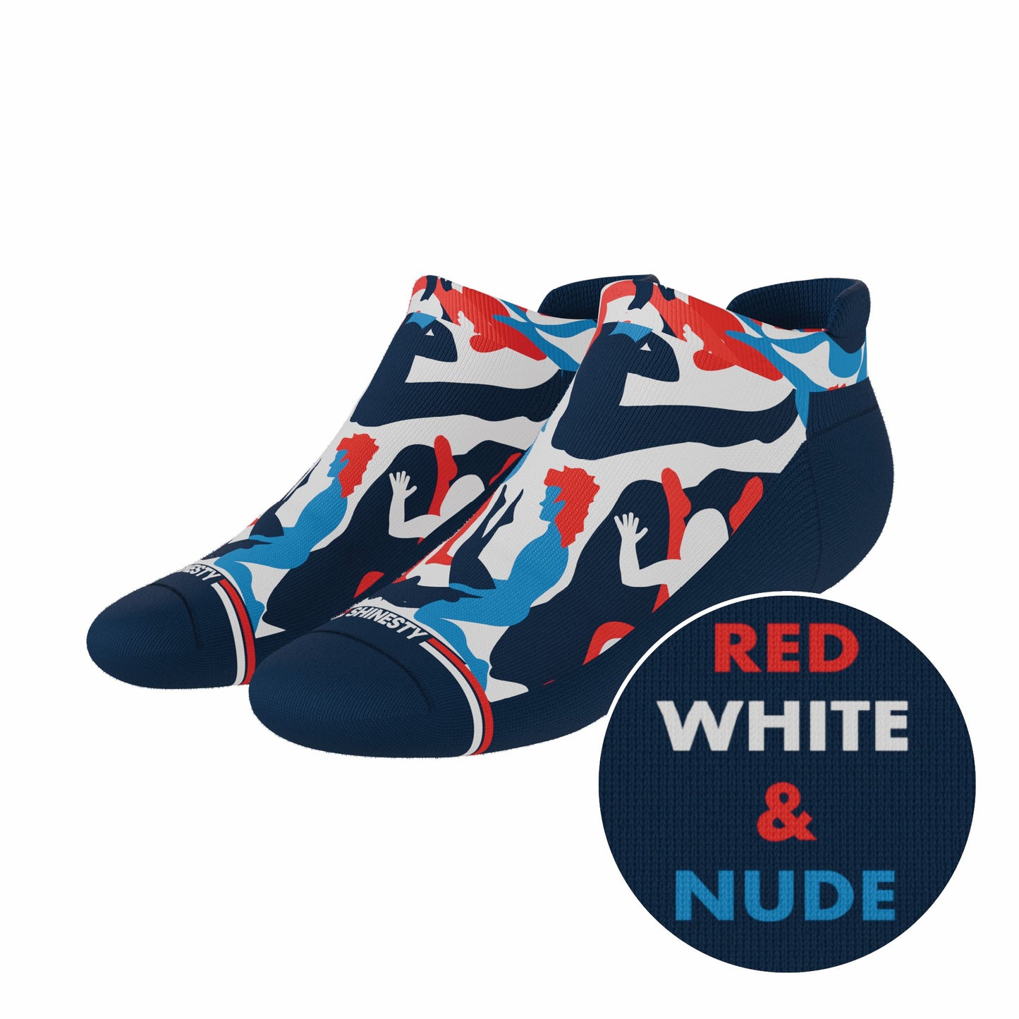 Shinesty Heel Hammock™ Super Stupid-Soft™ Ankle Socks - USA Camouflage