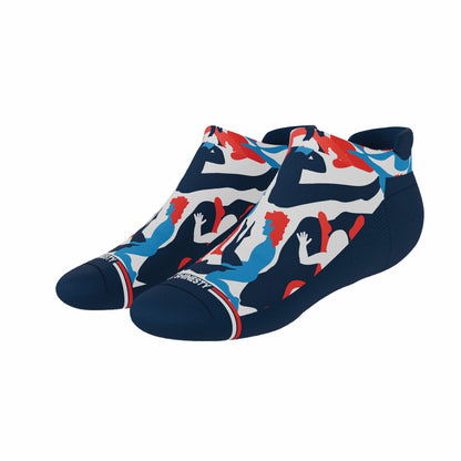 Shinesty Heel Hammock™ Super Stupid-Soft™ Ankle Socks - USA Camouflage