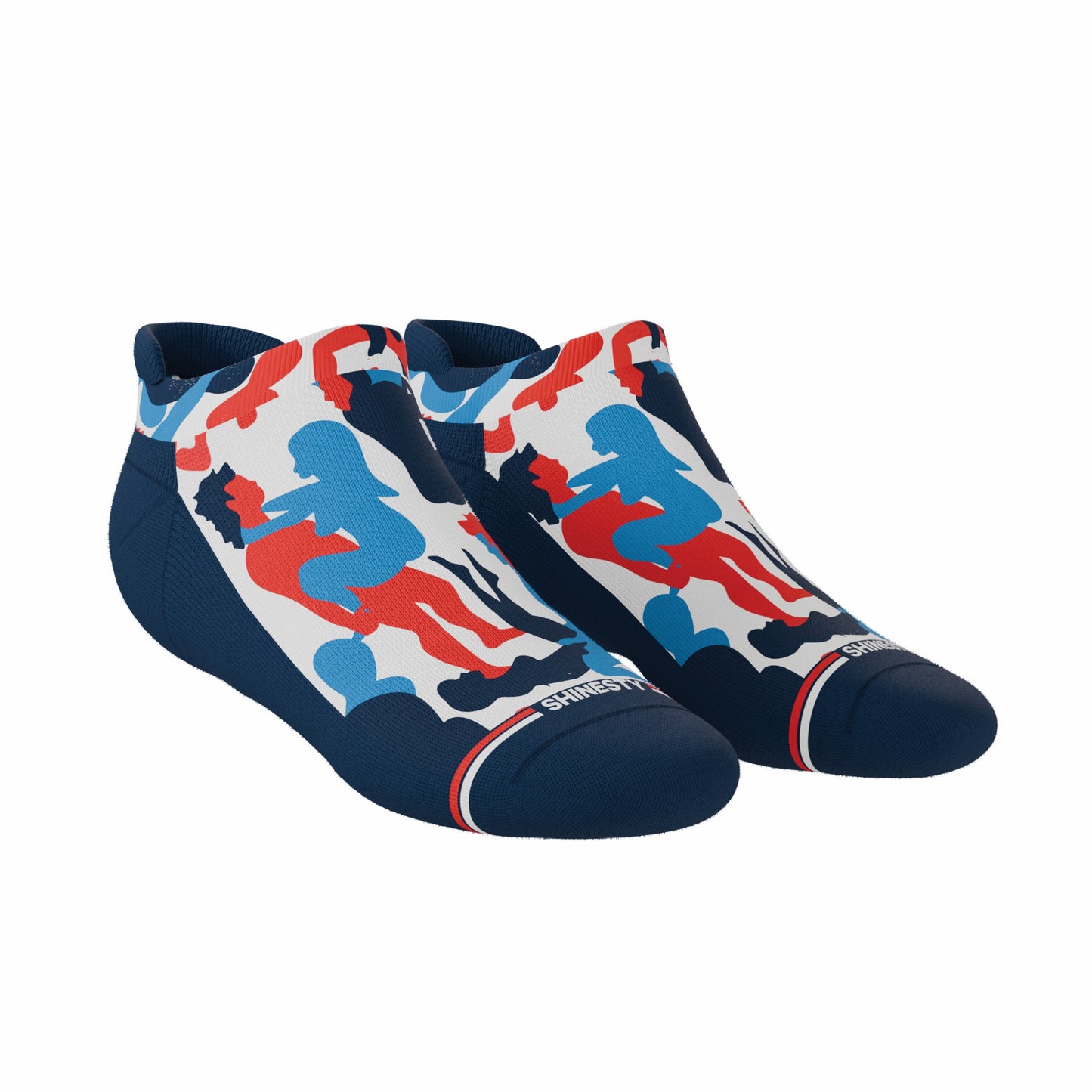 Shinesty Heel Hammock™ Super Stupid-Soft™ Ankle Socks - USA Camouflage