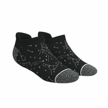 Shinesty Heel Hammock™ Super Stupid-Soft™ Ankle Socks - Constellation