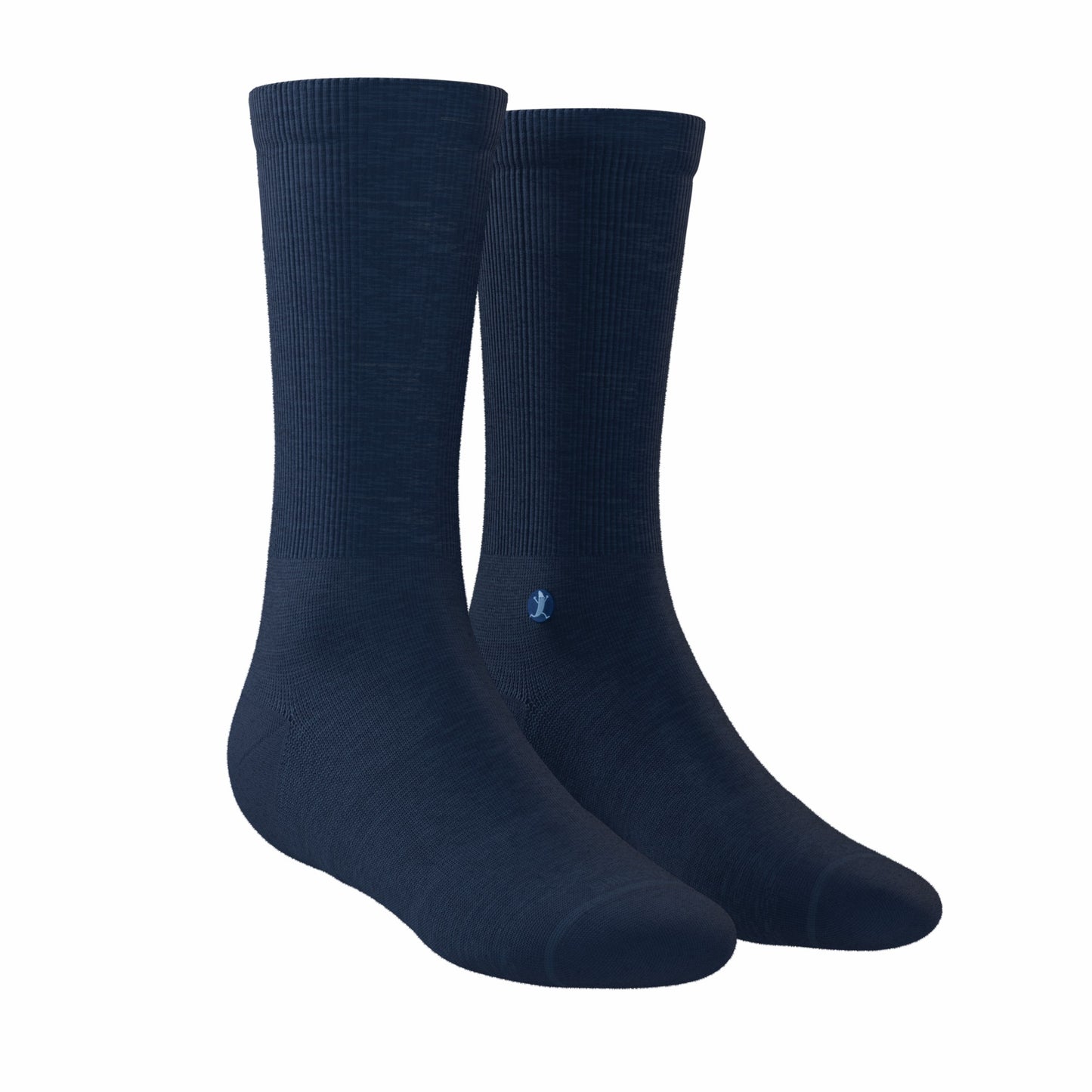 Shinesty Heel Hammock™ Super Stupid-Soft™ Crew Socks - Chambray Heather