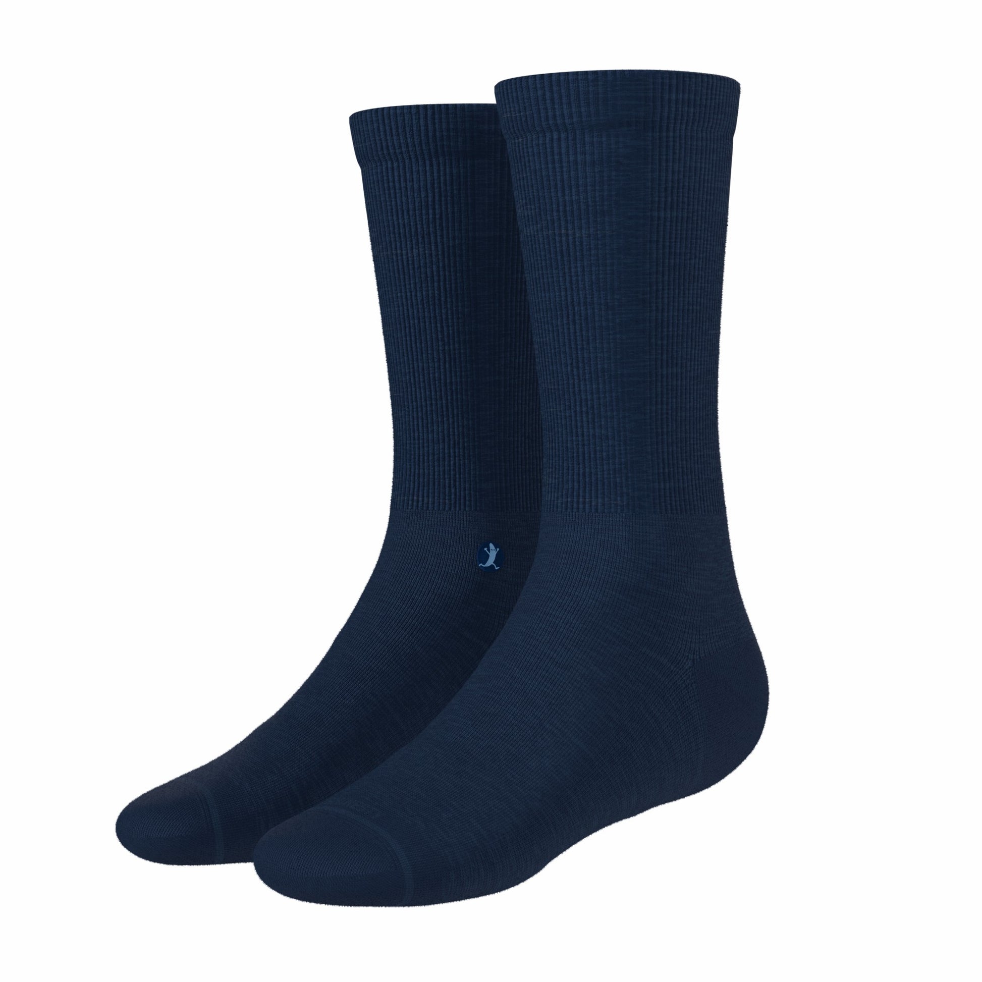 Shinesty Heel Hammock™ Super Stupid-Soft™ Crew Socks - Chambray Heather
