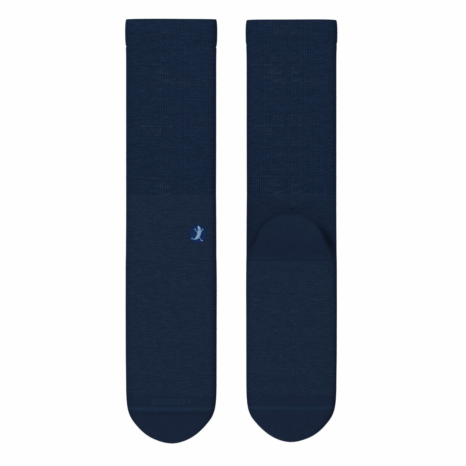 Shinesty Heel Hammock™ Super Stupid-Soft™ Crew Socks - Chambray Heather