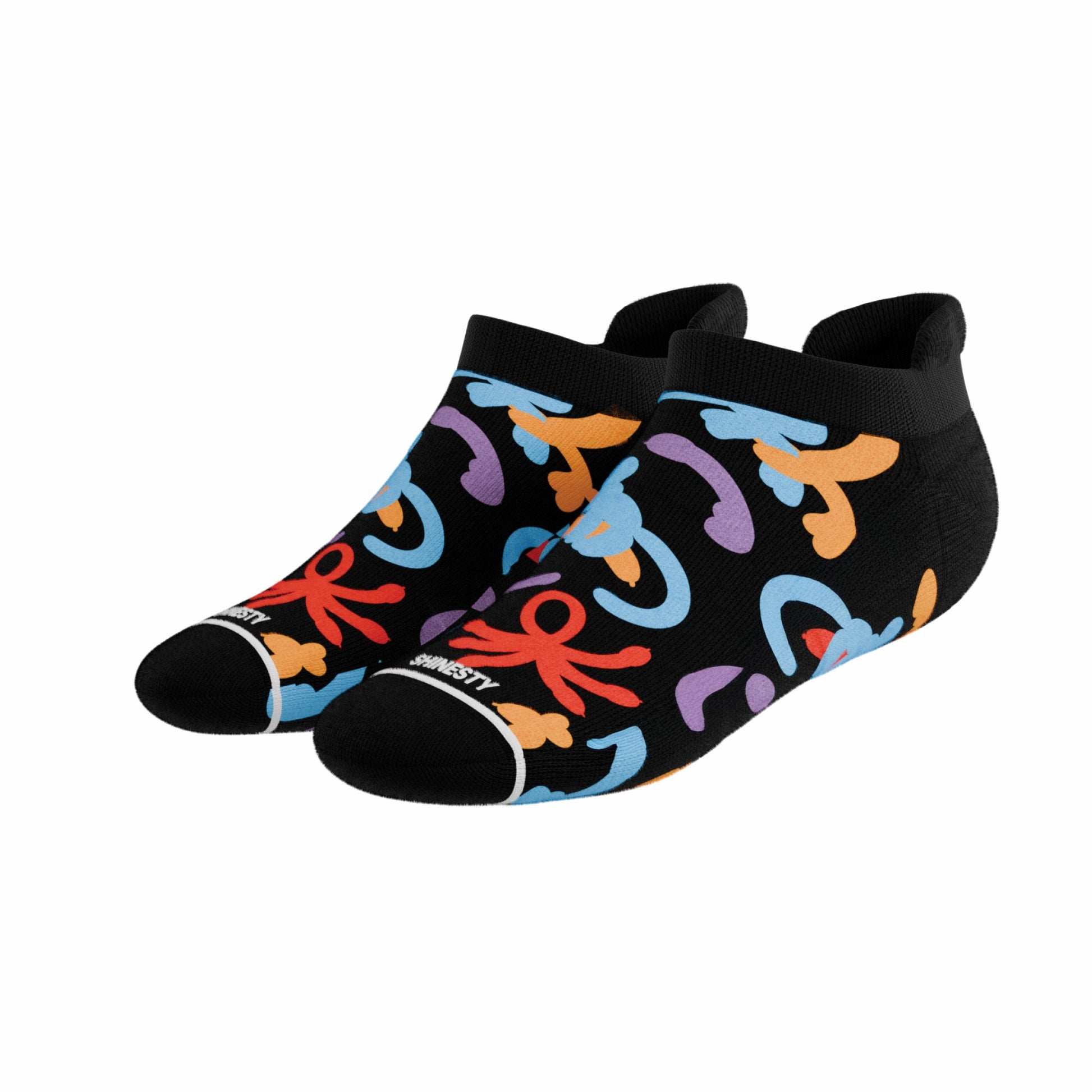 Shinesty Heel Hammock™ Super Stupid-Soft™ Ankle Socks - Balloon Animal