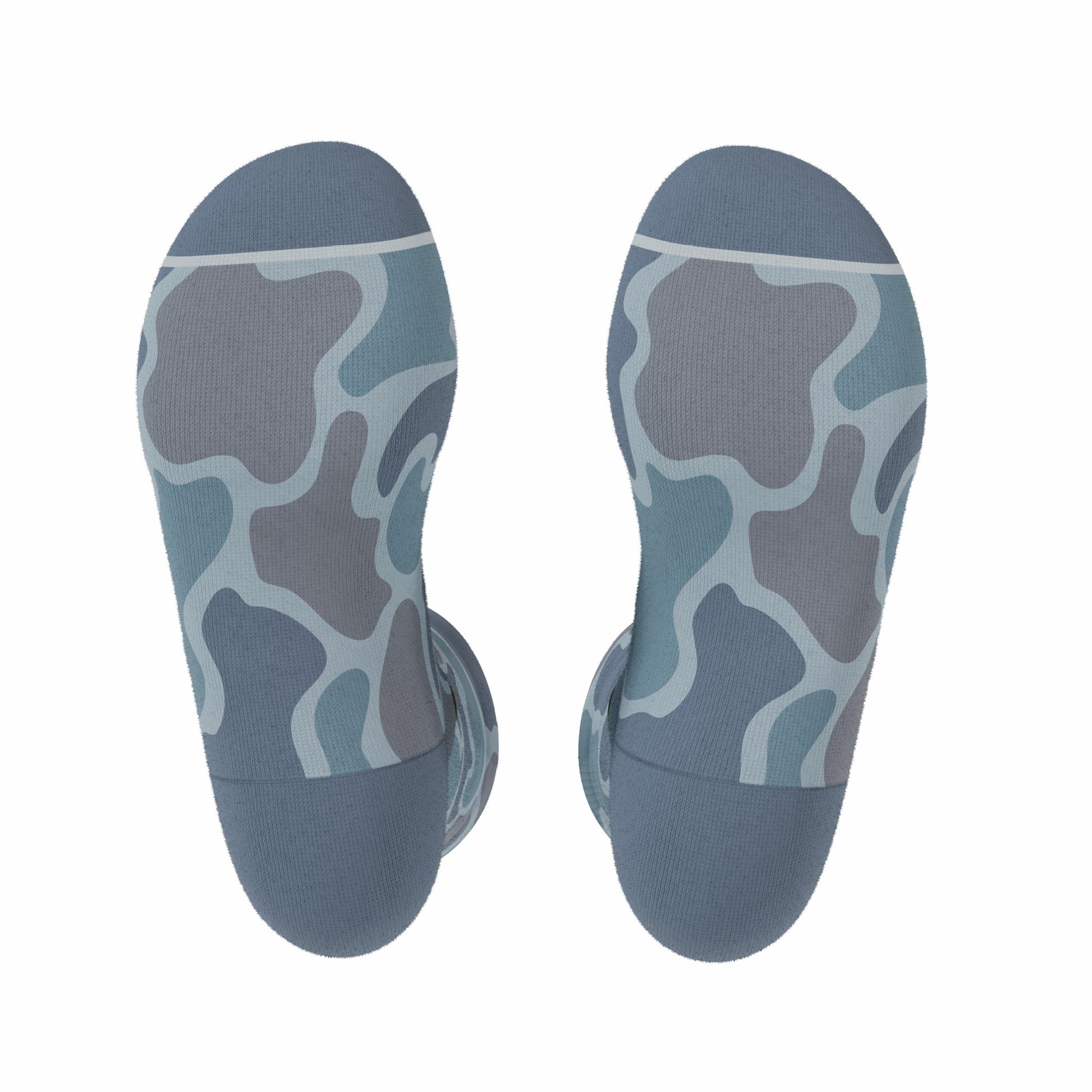 Shinesty Heel Hammock™ Super Stupid-Soft™ Crew Socks - Tonal Grey Camoflauge