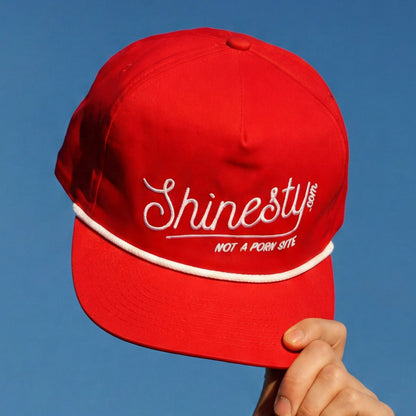 Shinesty Shinesty Red Snapback Hat - The Not a Porn Site Shinesty Snapback Hat