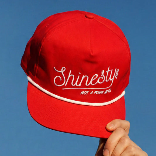 Shinesty Shinesty Red Snapback Hat - The Not a Porn Site Shinesty Snapback Hat
