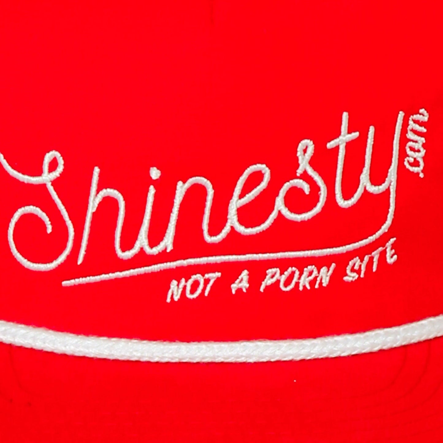 Shinesty Shinesty Red Snapback Hat - The Not a Porn Site Shinesty Snapback Hat