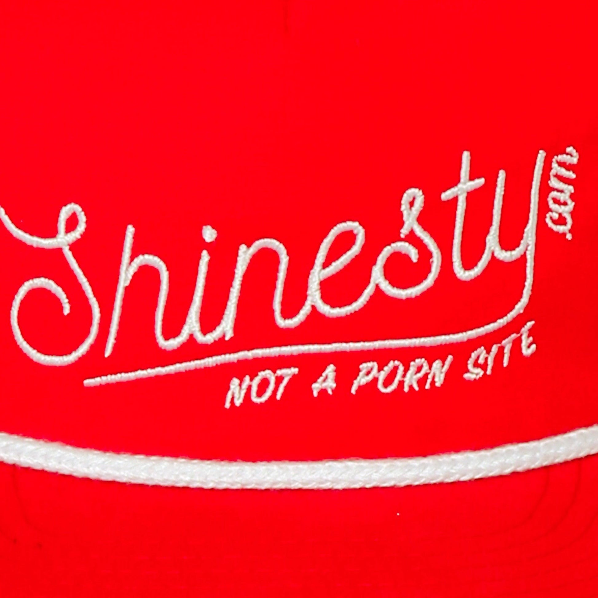 Shinesty Shinesty Red Snapback Hat - The Not a Porn Site Shinesty Snapback Hat
