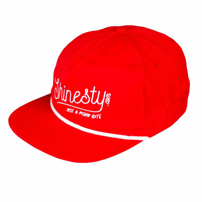 Shinesty Shinesty Red Snapback Hat - The Not a Porn Site Shinesty Snapback Hat