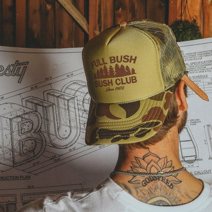 Shinesty Trucker Hat - Camo Full Bush Bush Club
