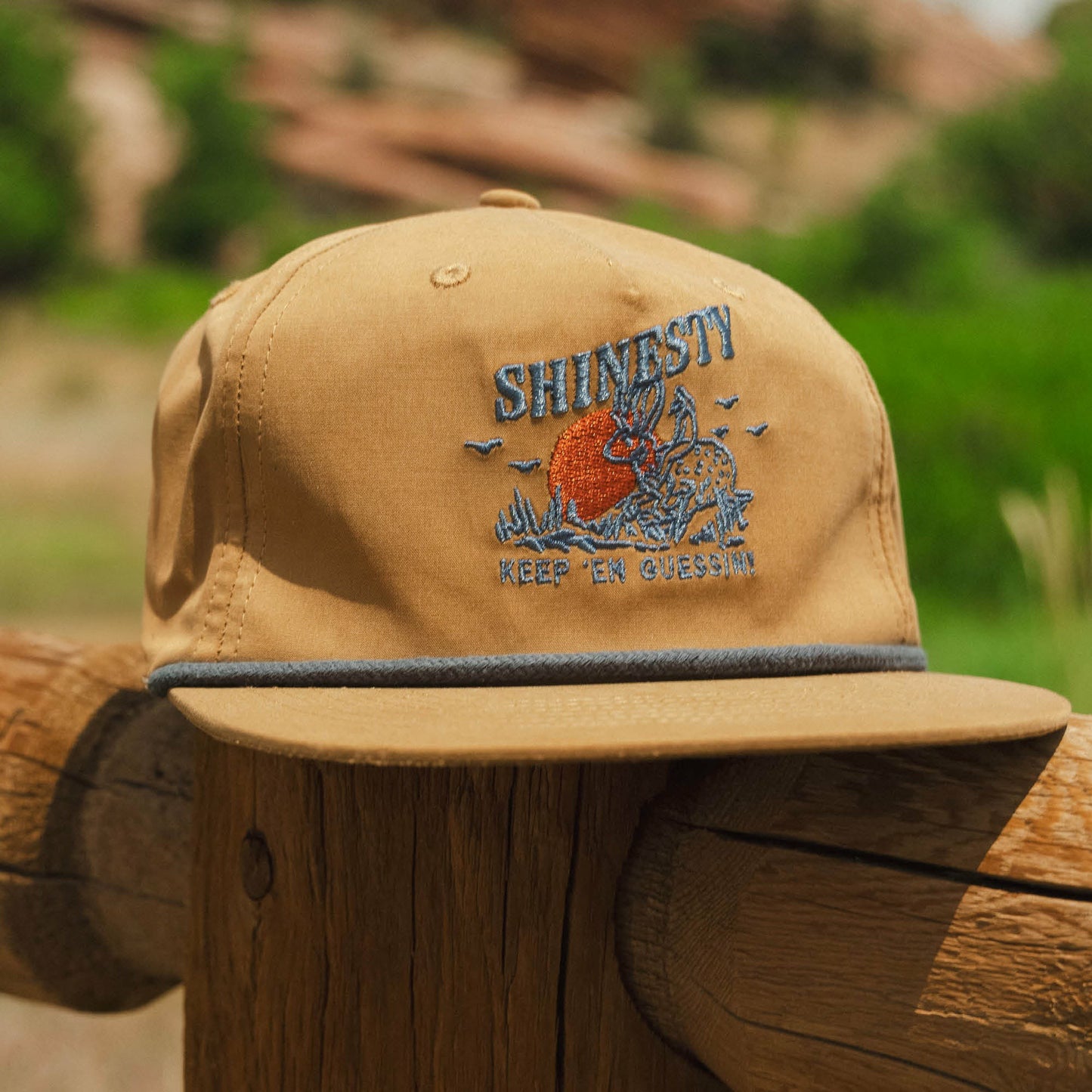 Shinesty Snapback Hat - Brown Outdoor