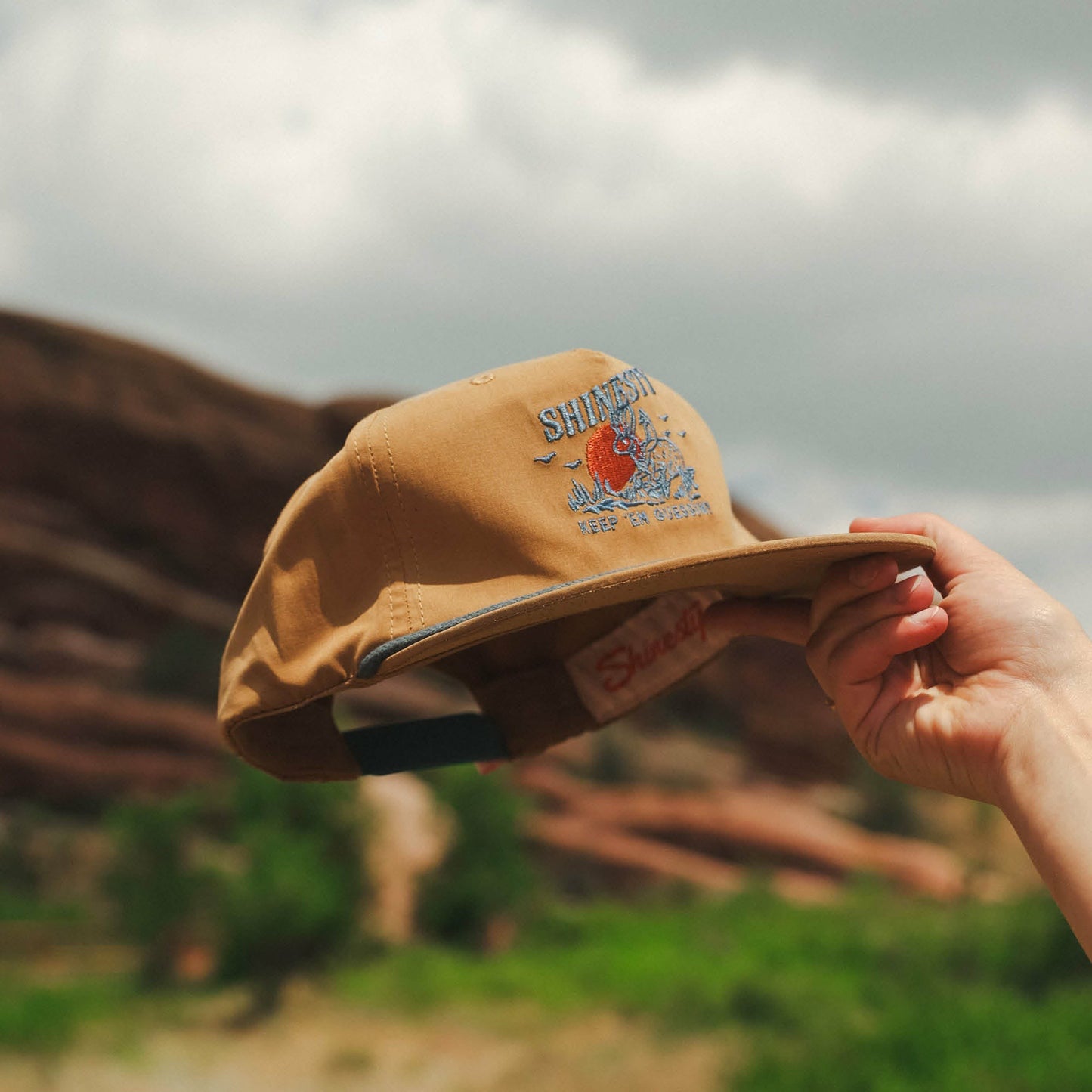 Shinesty Snapback Hat - Brown Outdoor