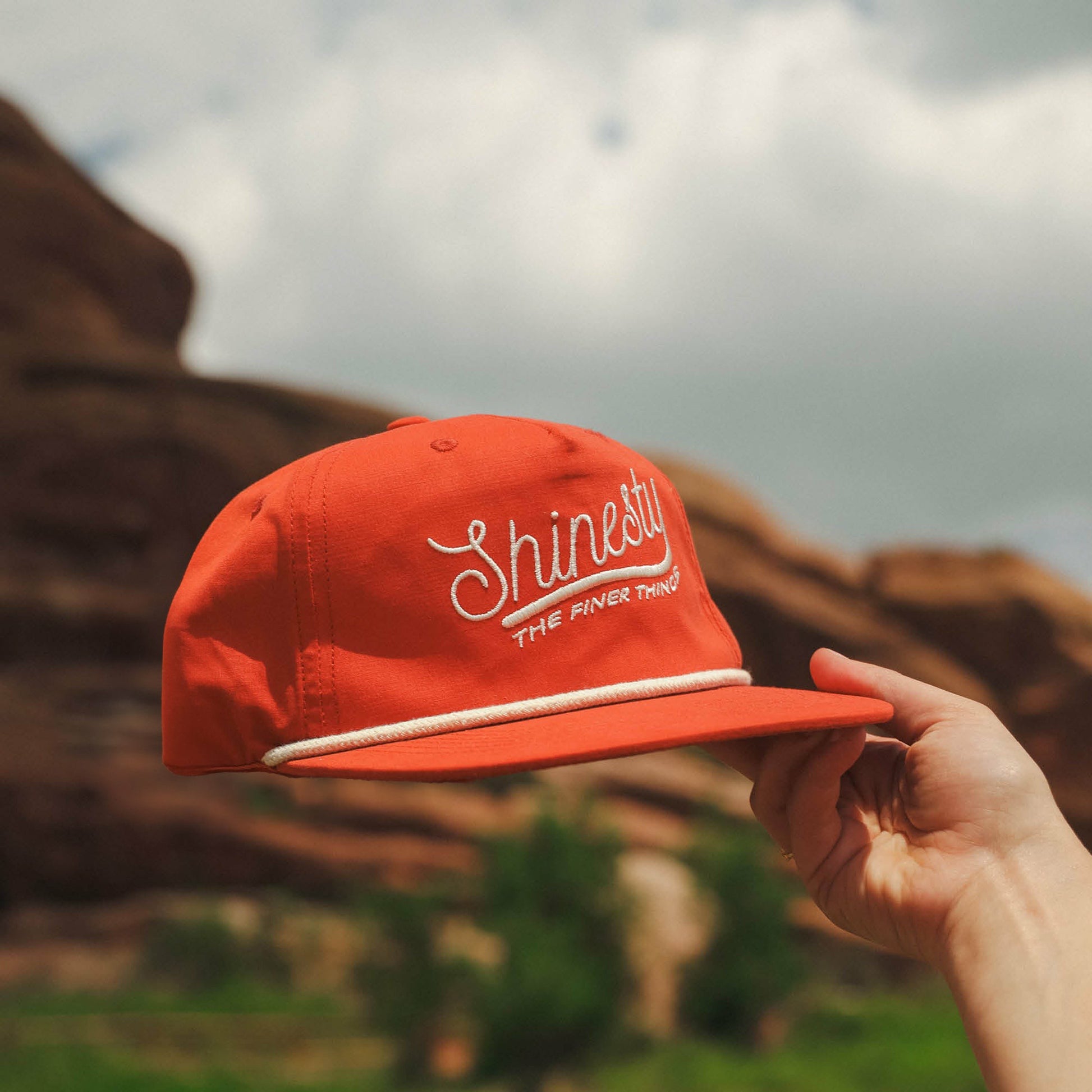 Shinesty Snapback Hat - Rust Orange Shinesty