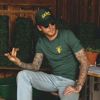 Shinesty Trucker Hat - Green Full Bush Bush Club