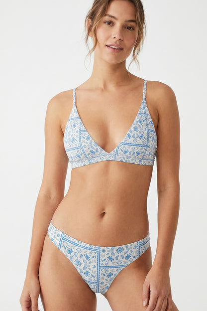 Shinesty Thong Underwear - Blue Tile