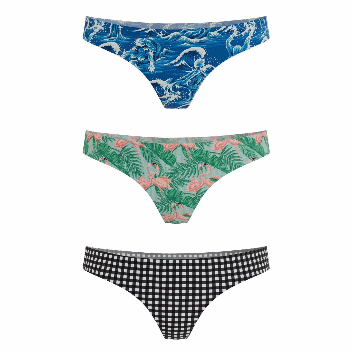 Shinesty Thong Underwear 3 Pack - Slippery