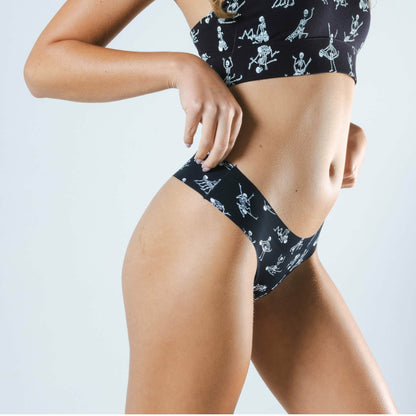 Shinesty Thong Underwear - Halloween Skeletons