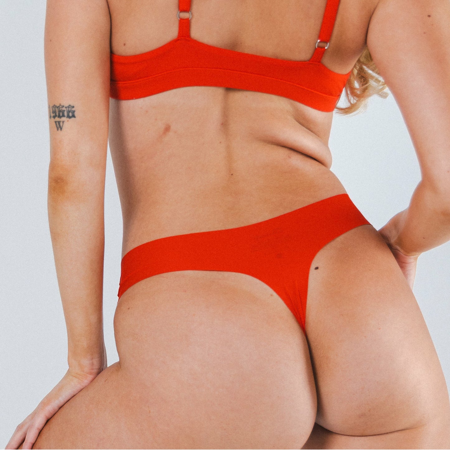 Shinesty Thong Underwear - Flame Scarlet Red