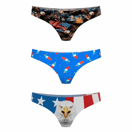 Shinesty Thong Underwear 3 Pack - The Independance Bundle