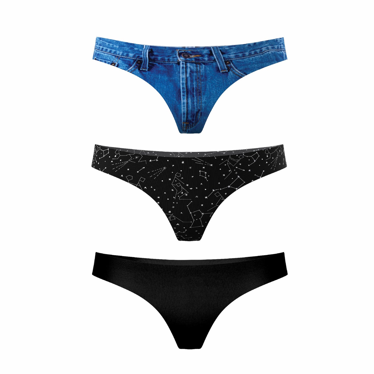 Shinesty Thong Underwear 3 Pack - Womens Underwear Pack