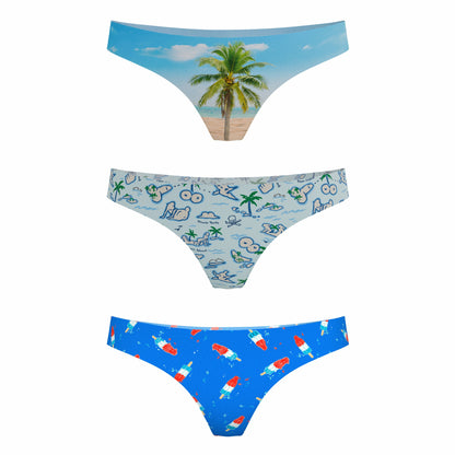 Shinesty Thong Underwear 3 Pack - The Women Summer Bundle