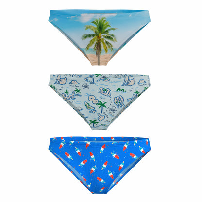 Shinesty Bikini Underwear 3 Pack - The Women Summer Bundle