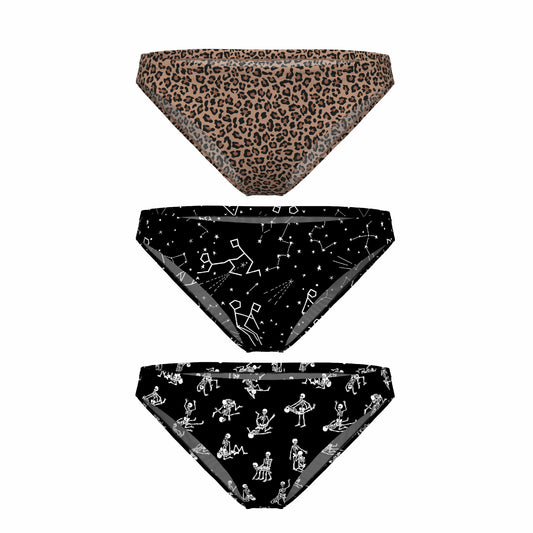 Shinesty Bikini Underwear 3 Pack - X-Rated Best Sellers
