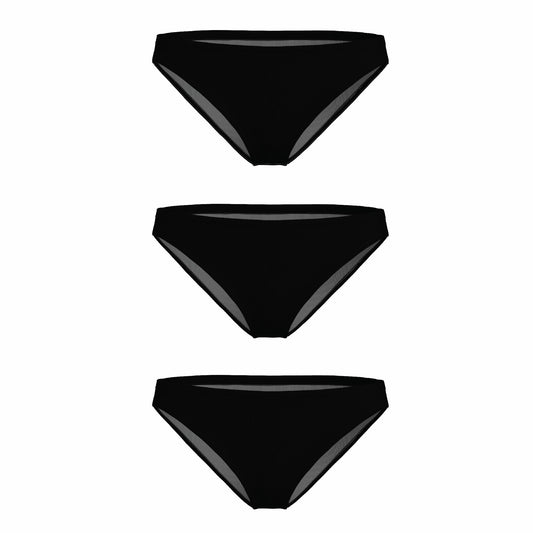 Shinesty Black Bikini Underwear 3 Pack - The Threat Level Midnight