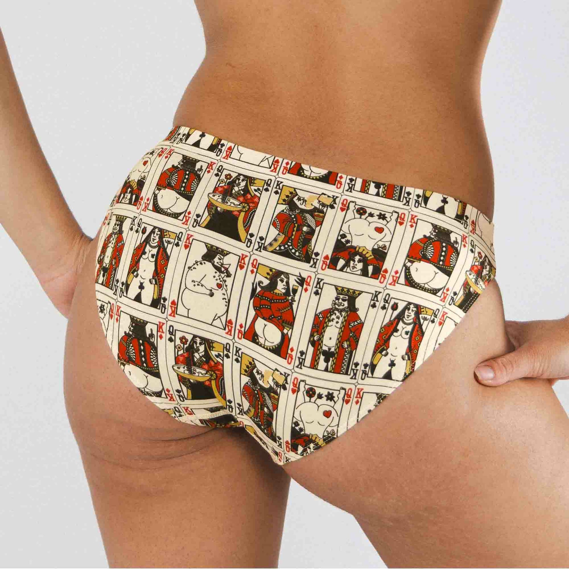 Shinesty Bikini Underwear - Vintage Playing Cards