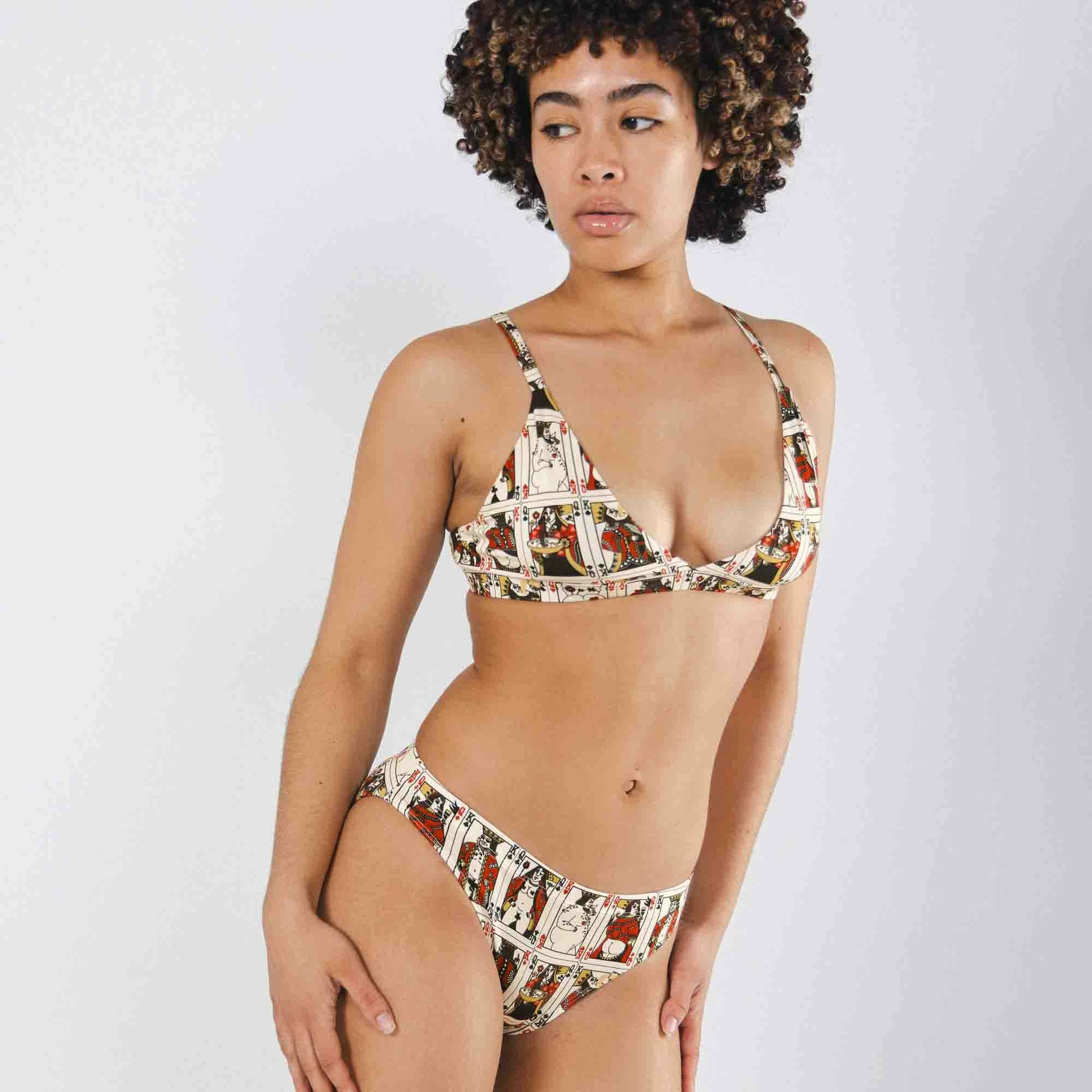 Shinesty Bikini Underwear - Vintage Playing Cards