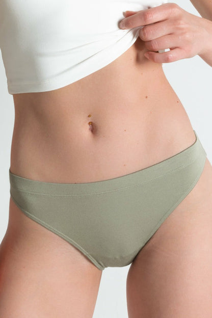 Shinesty Bikini Underwear - Olive Green