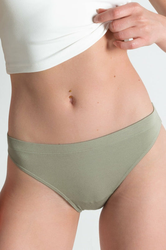 Shinesty Bikini Underwear - Olive Green
