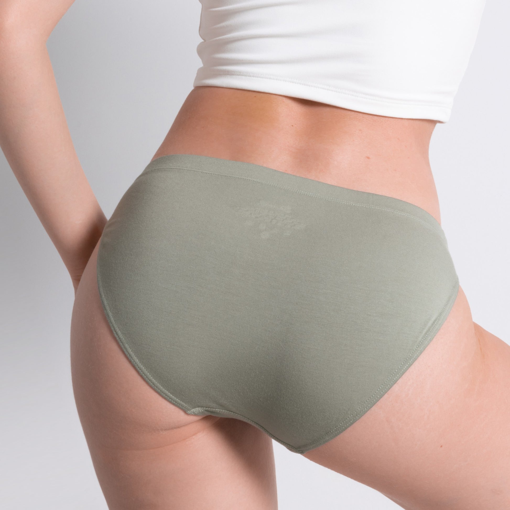 Shinesty Bikini Underwear - Olive Green