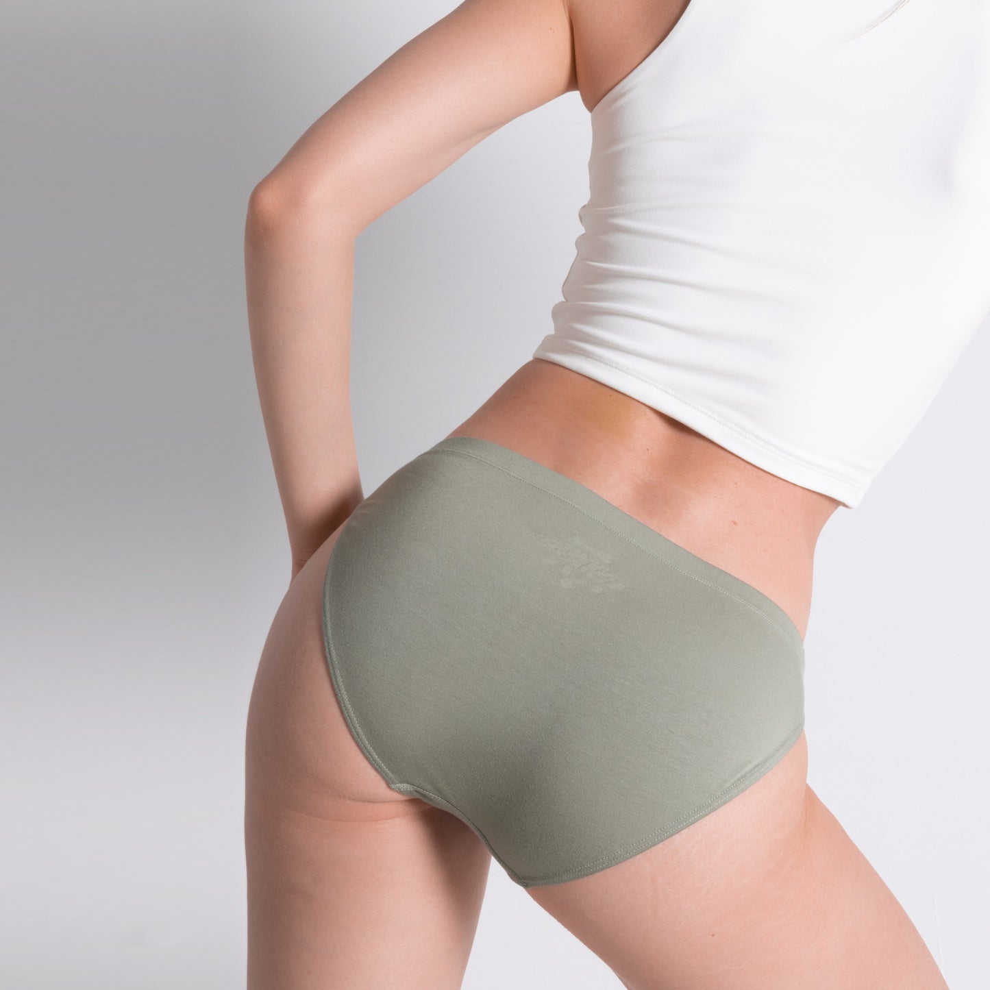 Shinesty Bikini Underwear - Olive Green