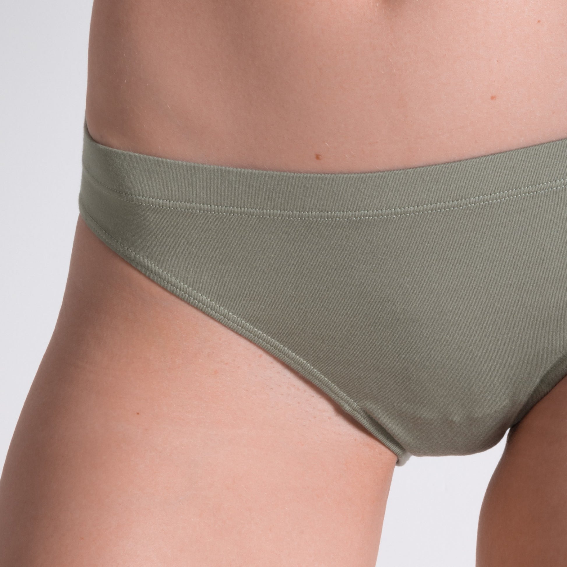 Shinesty Bikini Underwear - Olive Green