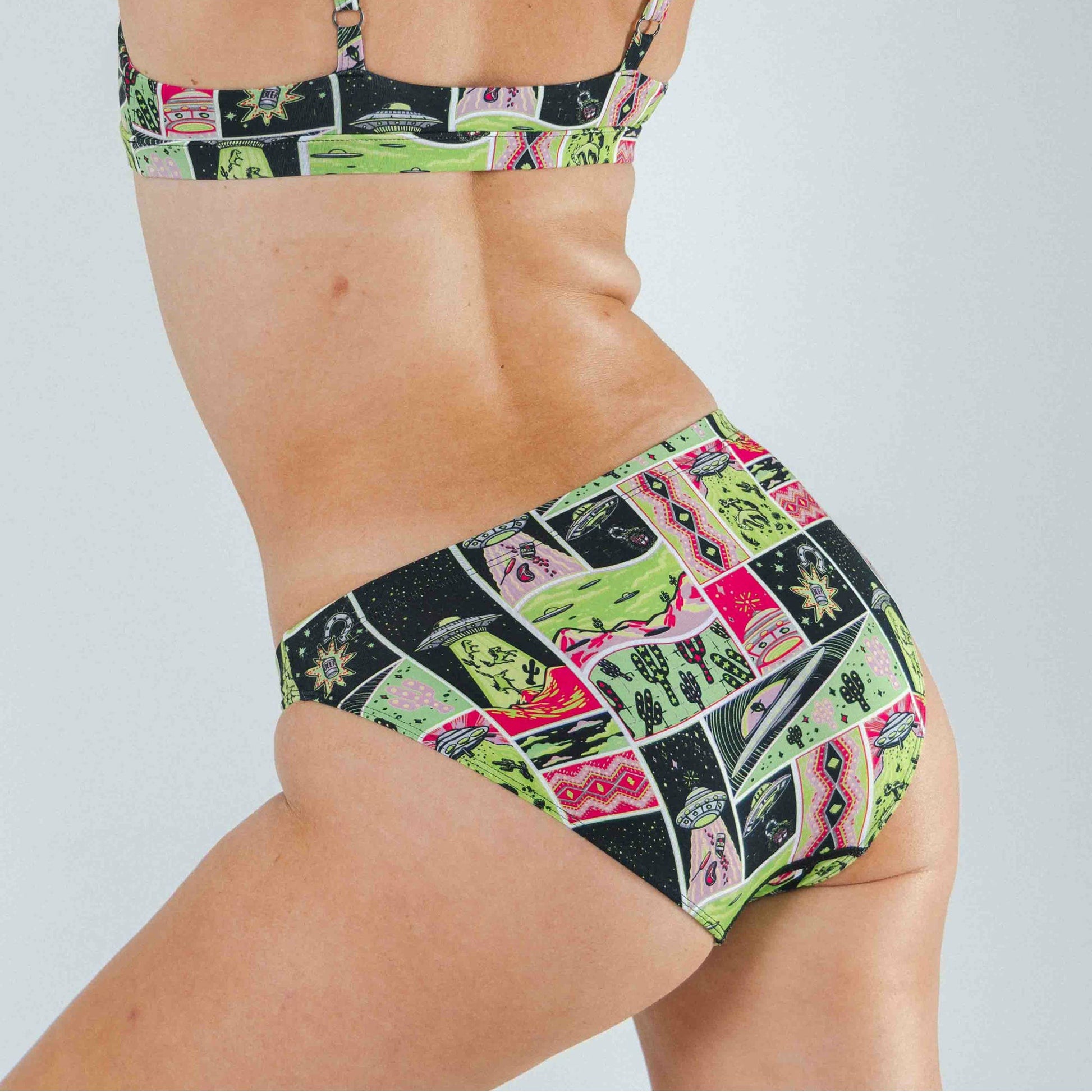 Shinesty Bikini Underwear - Retro-Futuristic Alien
