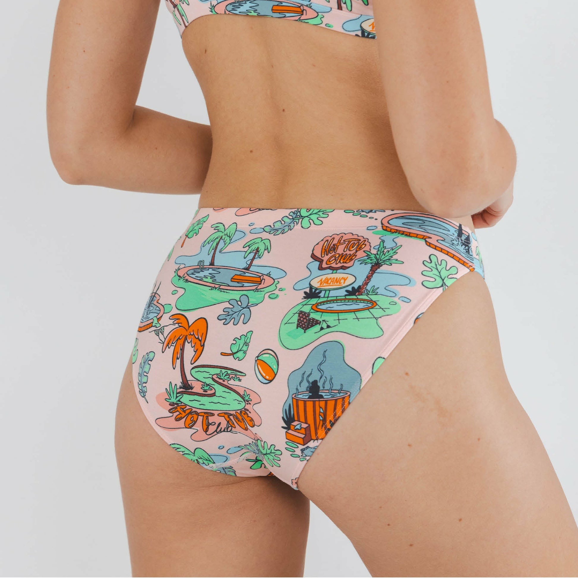 Shinesty Bikini Underwear - Palm Springs Tropical