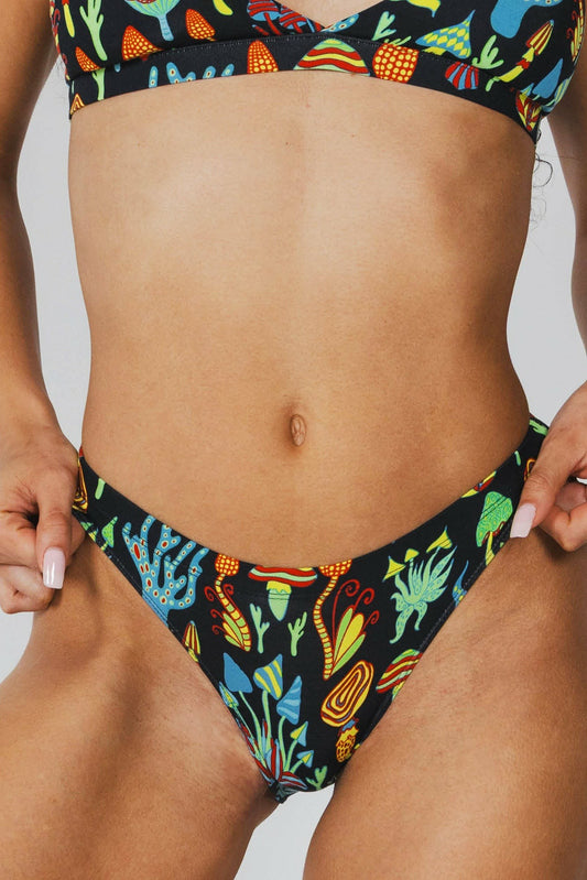 Shinesty Bikini Underwear - Neon Mushrooms