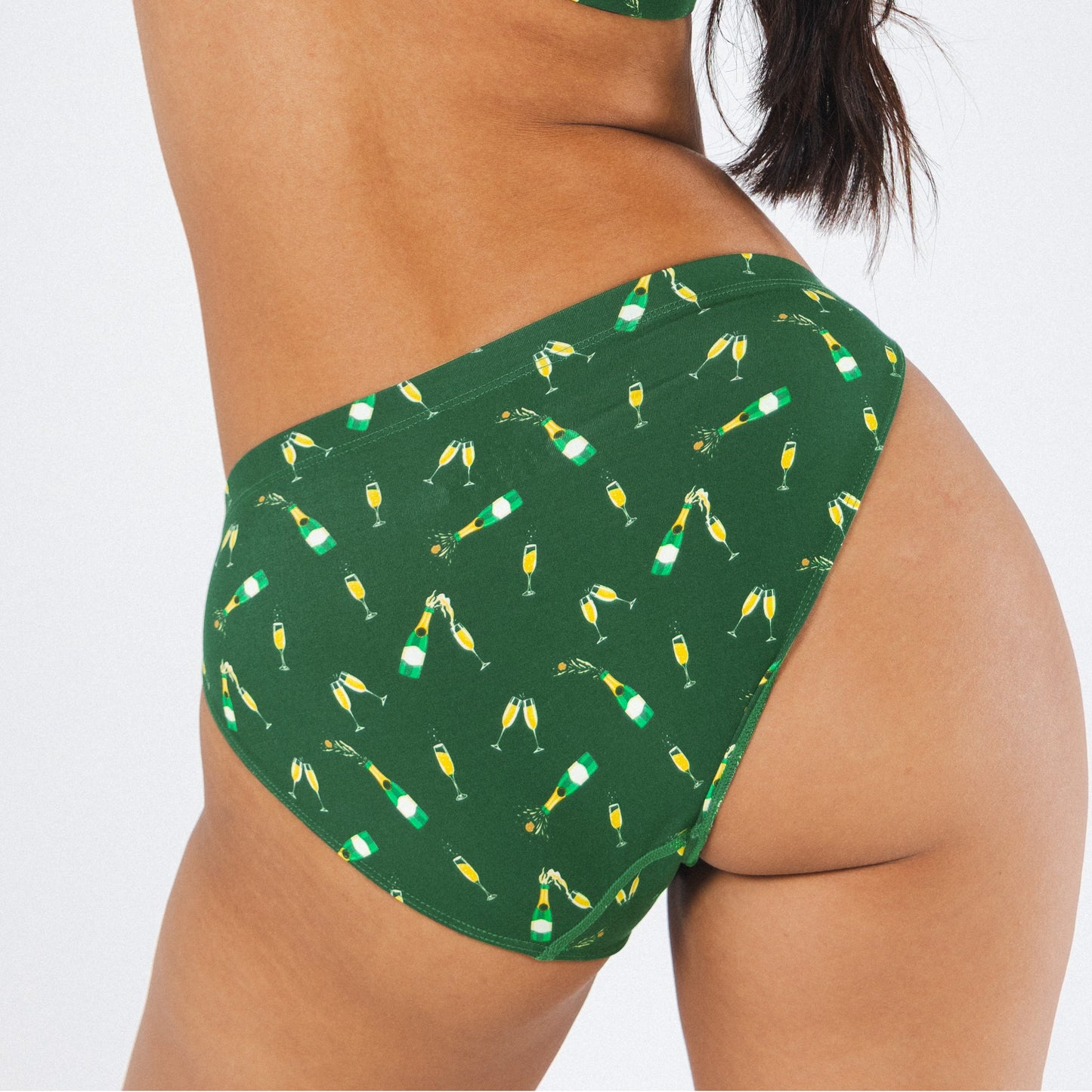 Shinesty New Years Modal Bikini Underwear -The Champagne Showers