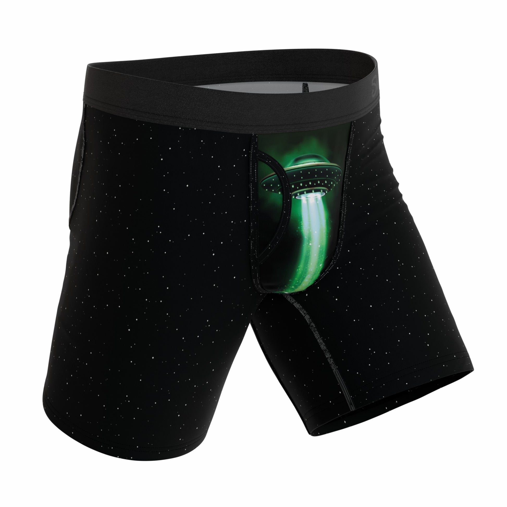 Shinesty Long Leg Ball Hammock® Pouch Boxers With Fly - UFO