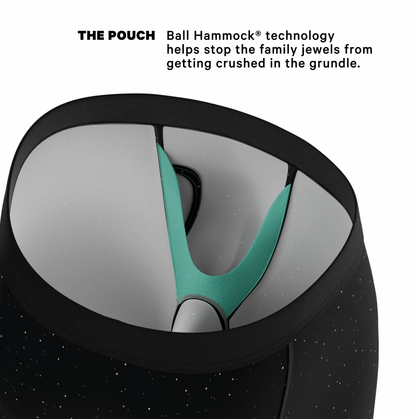 Shinesty Long Leg Ball Hammock® Pouch Boxers With Fly - UFO