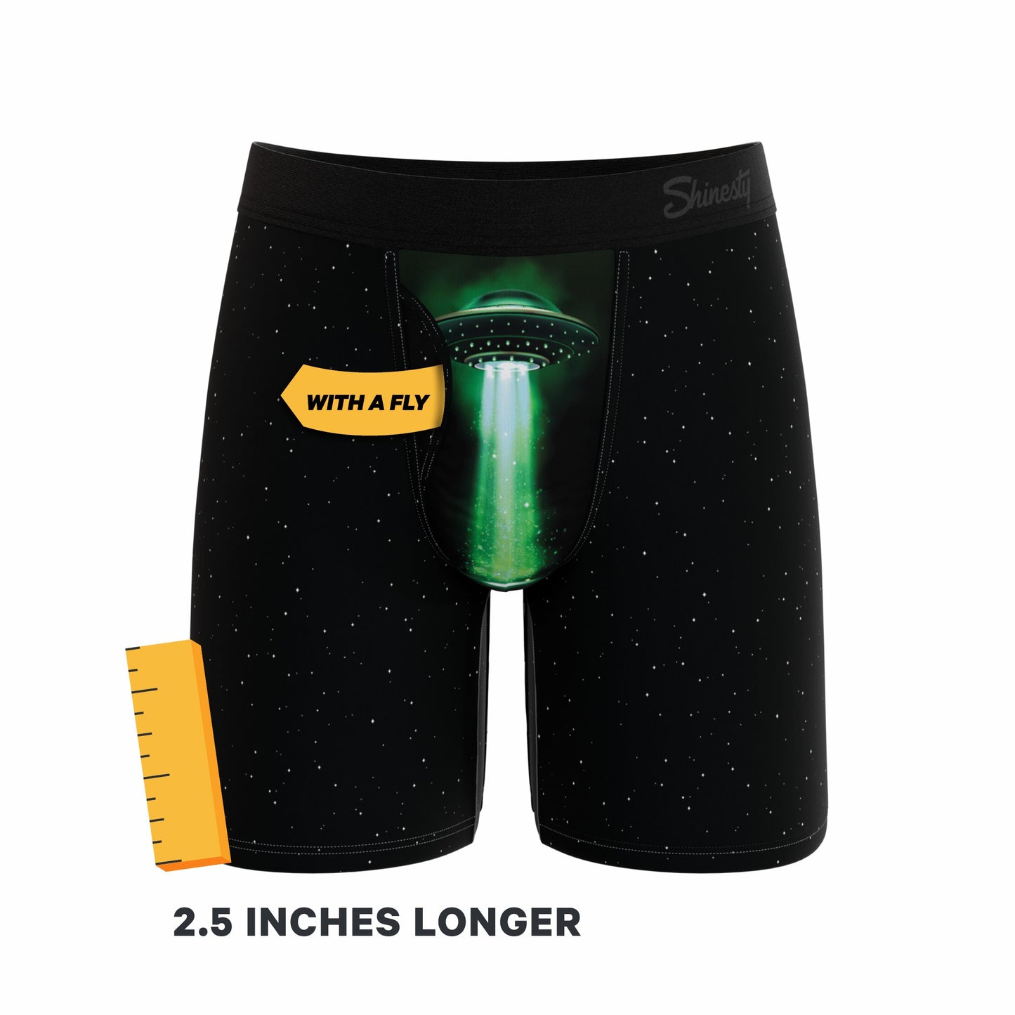 Shinesty Long Leg Ball Hammock® Pouch Boxers With Fly - UFO