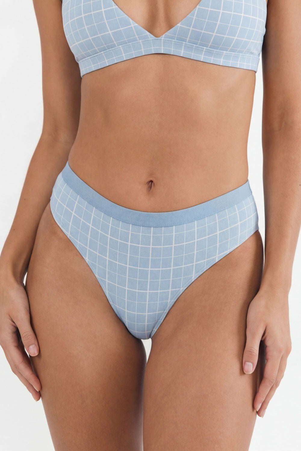 Shinesty Cheeky Panties - Window Pane Plaid