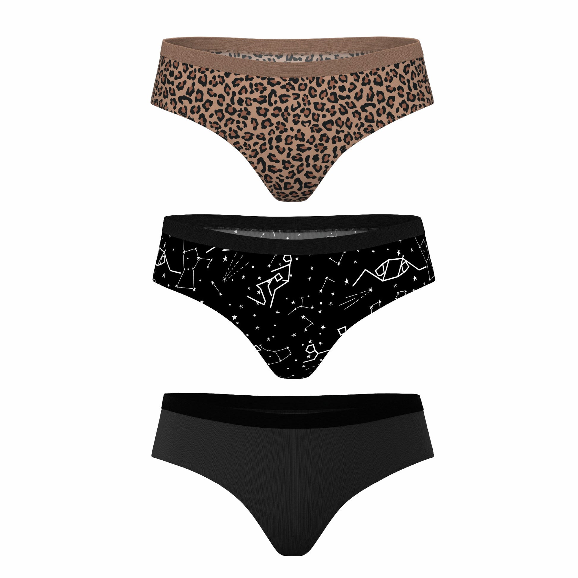 Shinesty Cheeky Underwear 3 Pack - Womens Underwear Pack