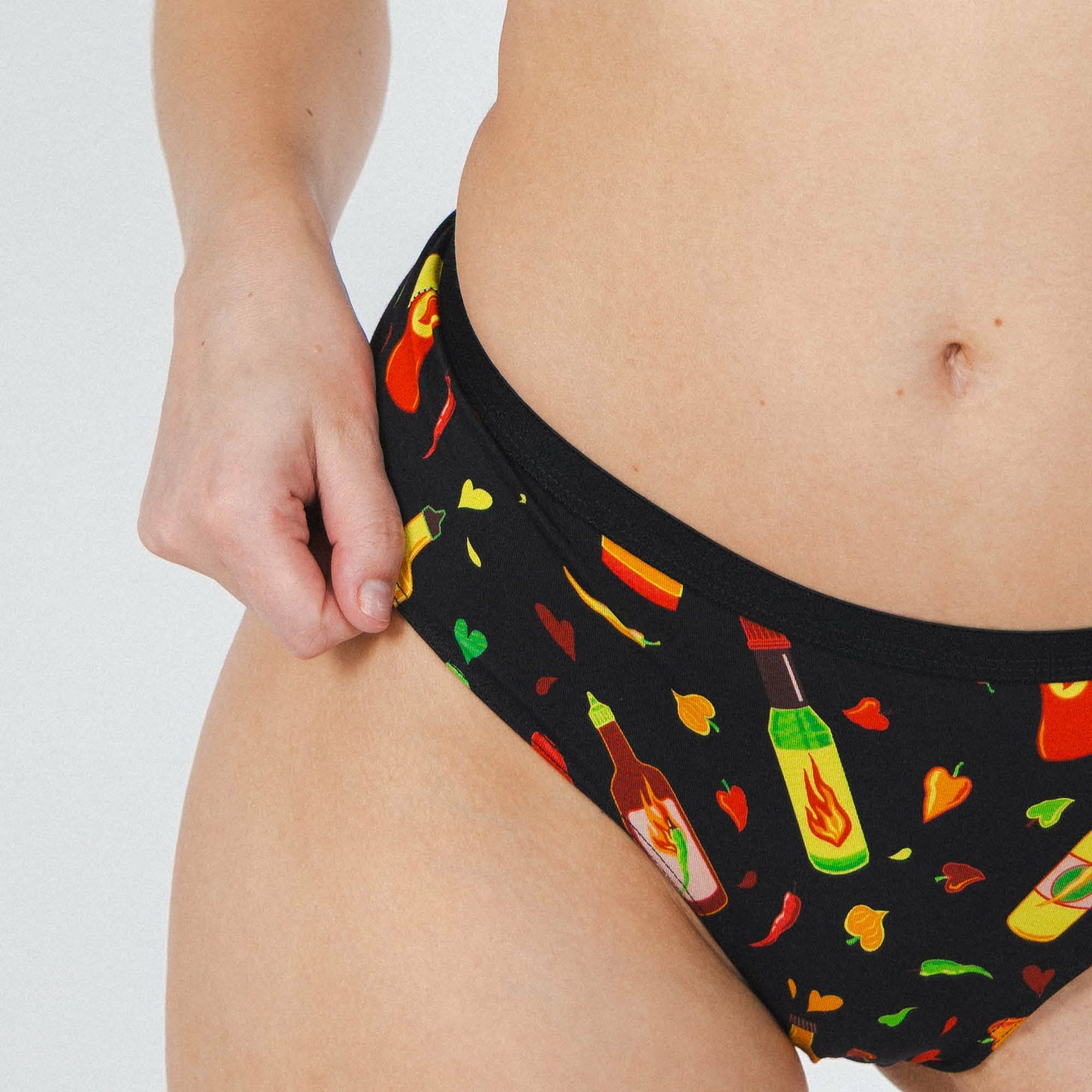 Shinesty Cheeky Panties - Hot Sauce